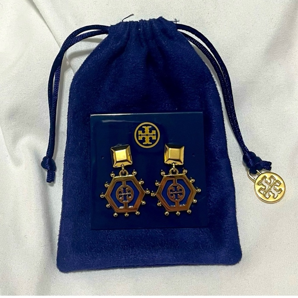 Brand new with tags Tory Burch Caroline Drop Earrings